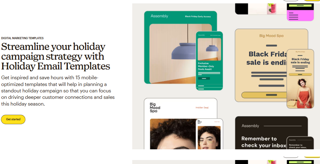 MailerLite vs Mailchimp: Mailchimp’s Email Templates and Customization