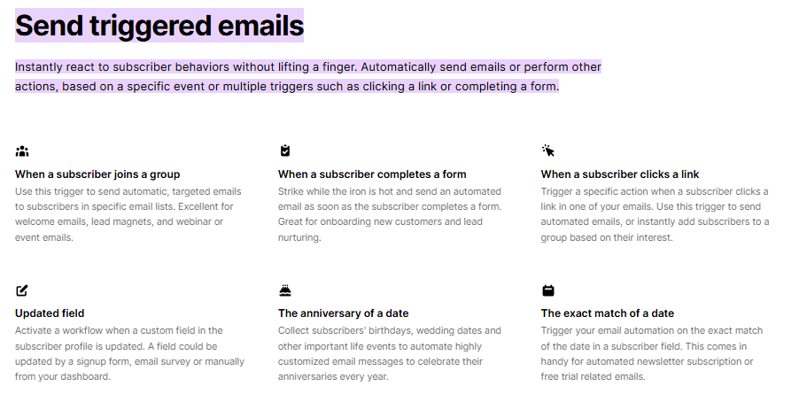 MailerLite vs Mailchimp: MailerLite Automation Capabilities