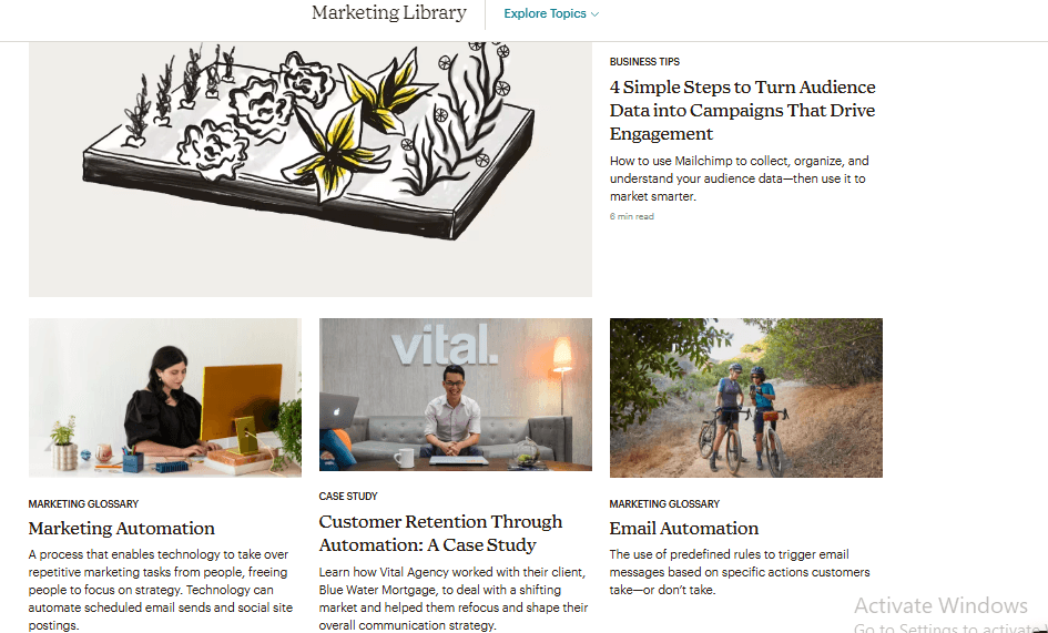 MailerLite vs Mailchimp : Mailchimp Automation Capabilities
