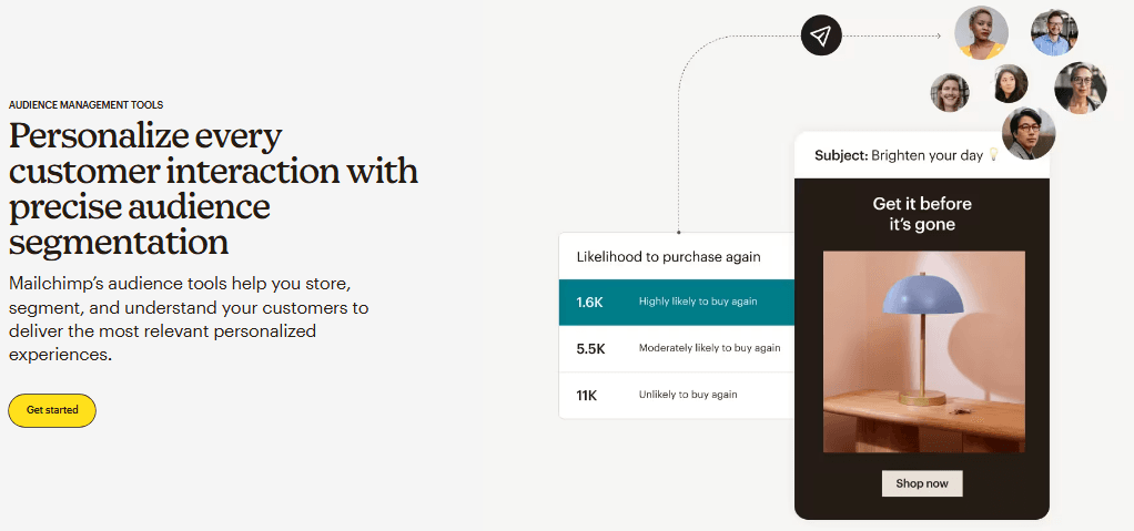 MailerLite vs Mailchimp: Mailchimp’s Audience Segmentation and Personalization