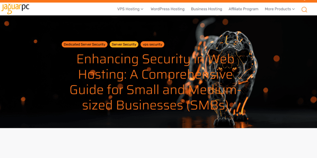 JaguarPC: Security Features