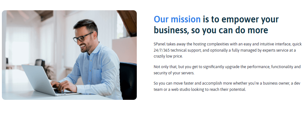 SPanel: 24/7 Availability