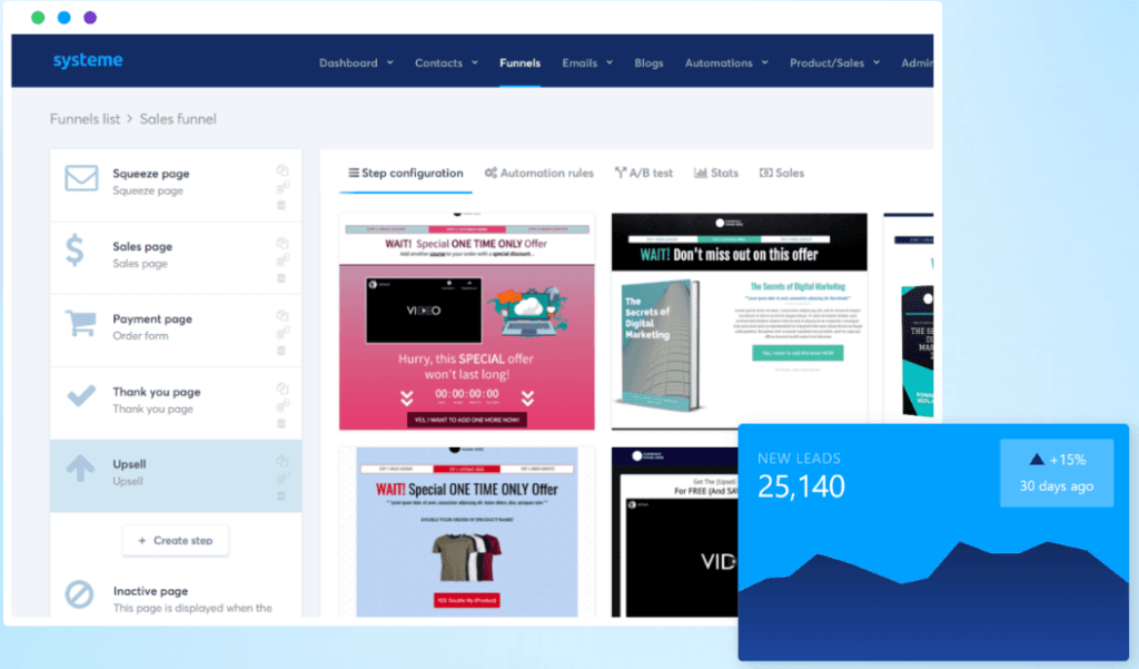 Systeme.io: Sales Funnel