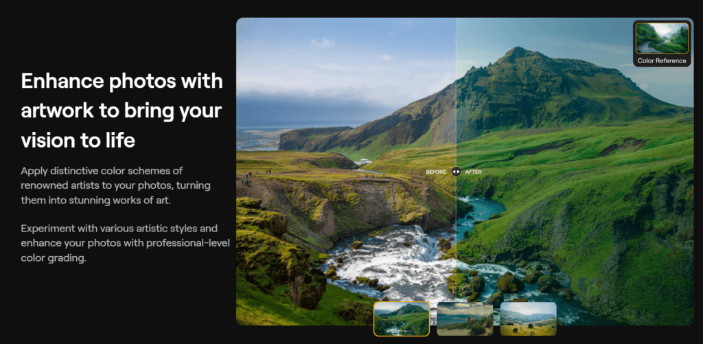 Skylum Luminar Neo: Before-and-after images