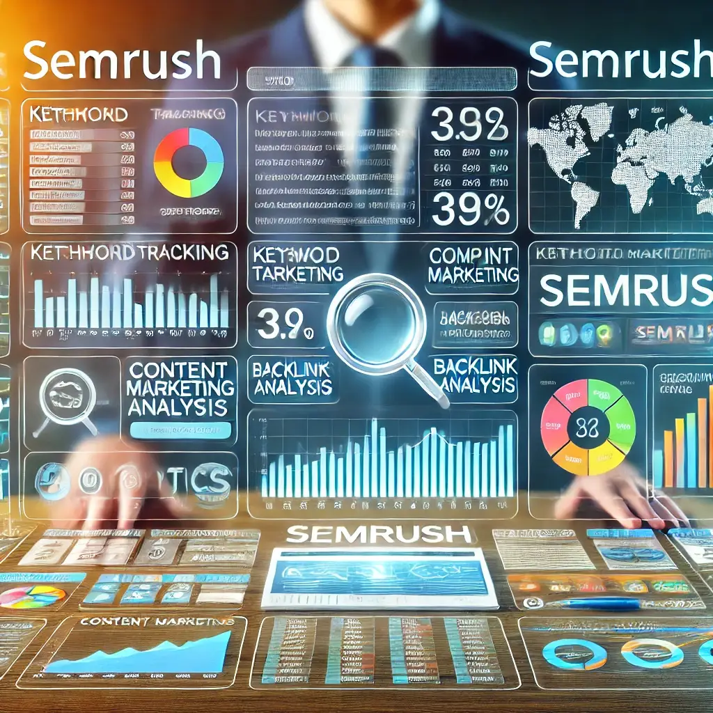 SEMrush pricing: the SEMrush dashboard