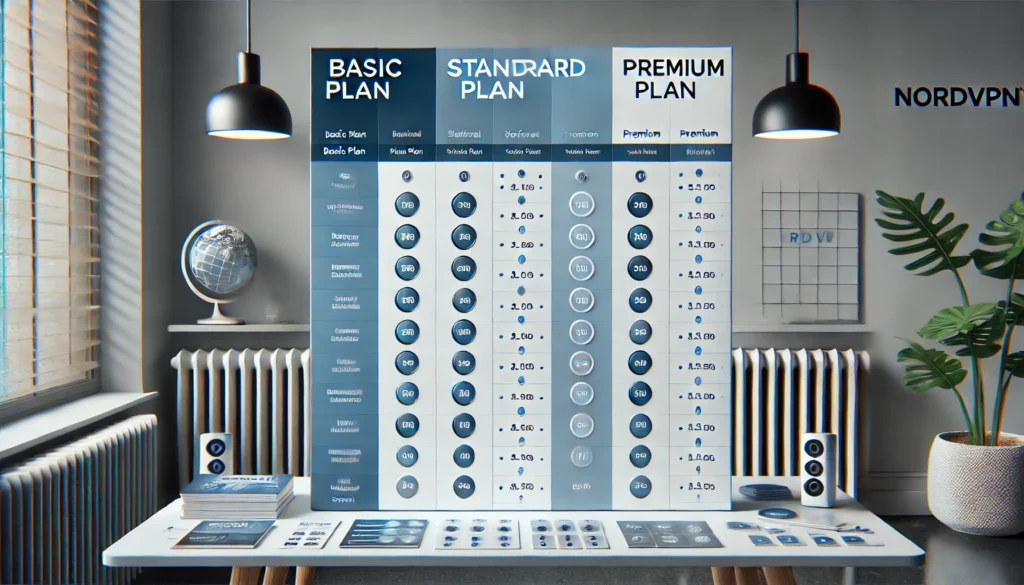 NordVPN cost: pricing plans to visually highlight the consistent value provided.