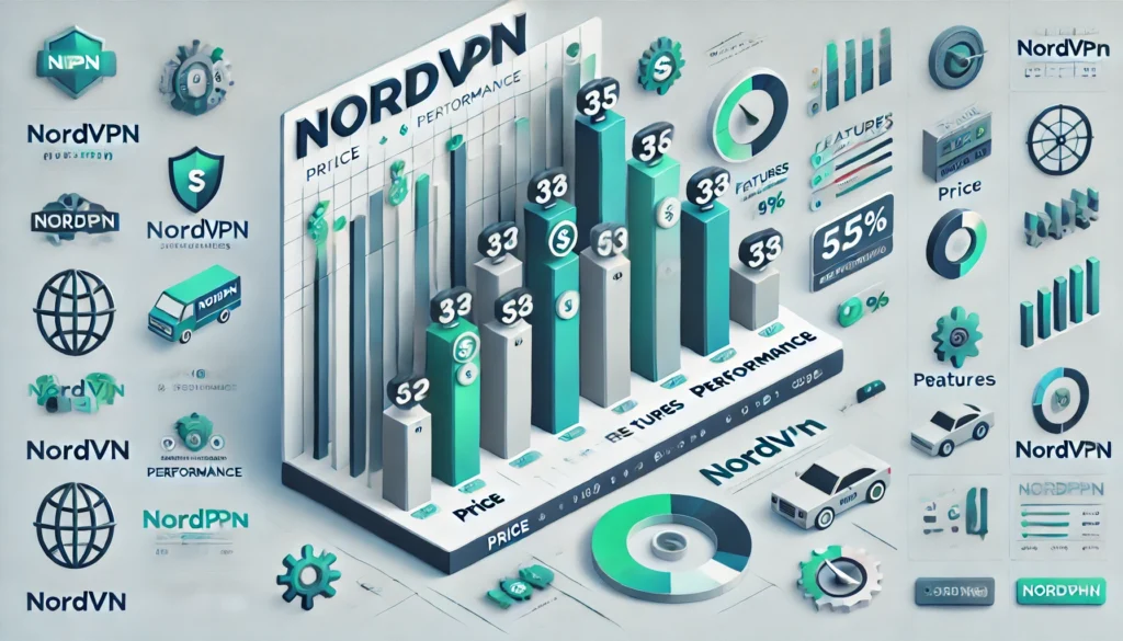 NordVPN cost: NordVPN against competitors in terms of price, features, and performance for quick reference.