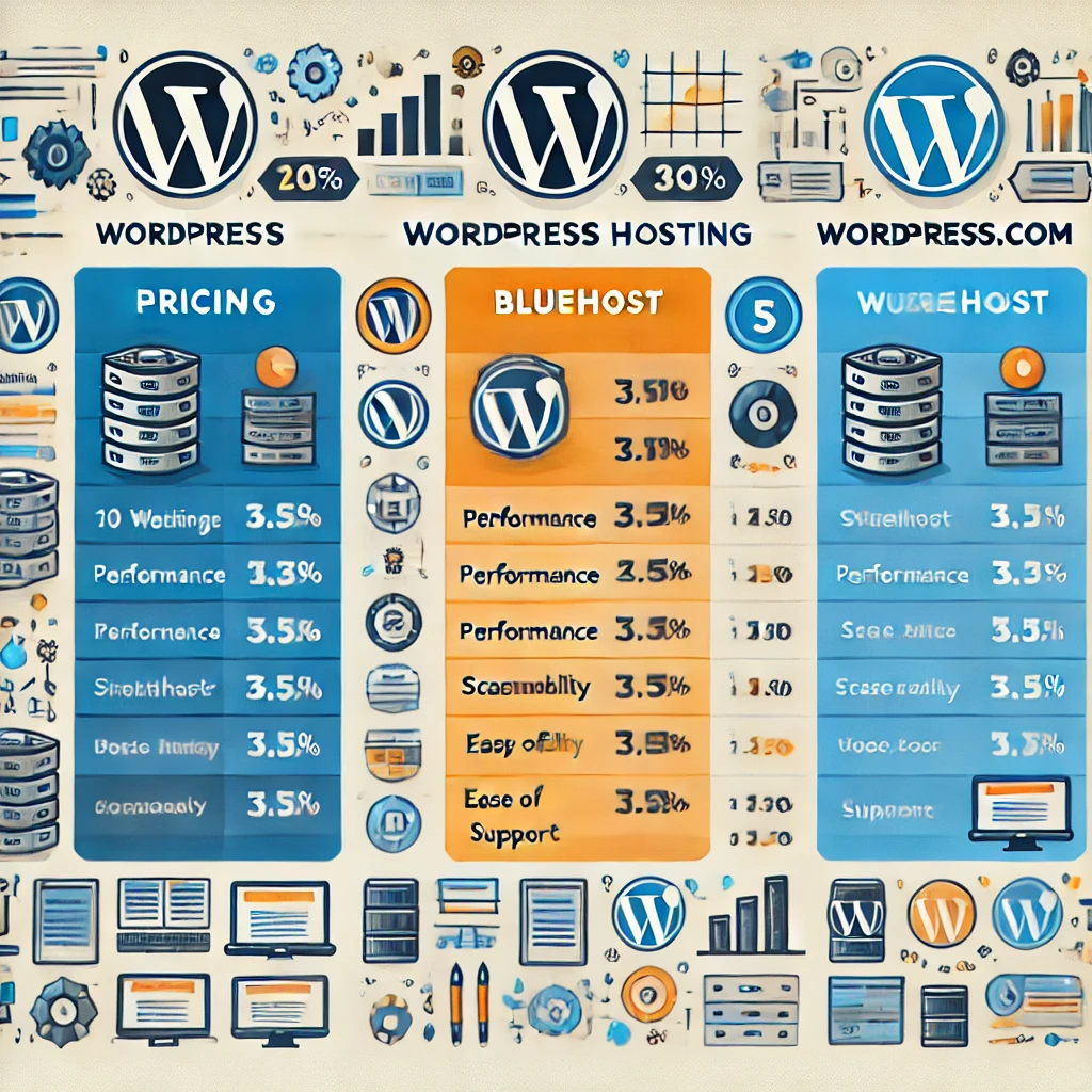 10Web pricing: a comparison table