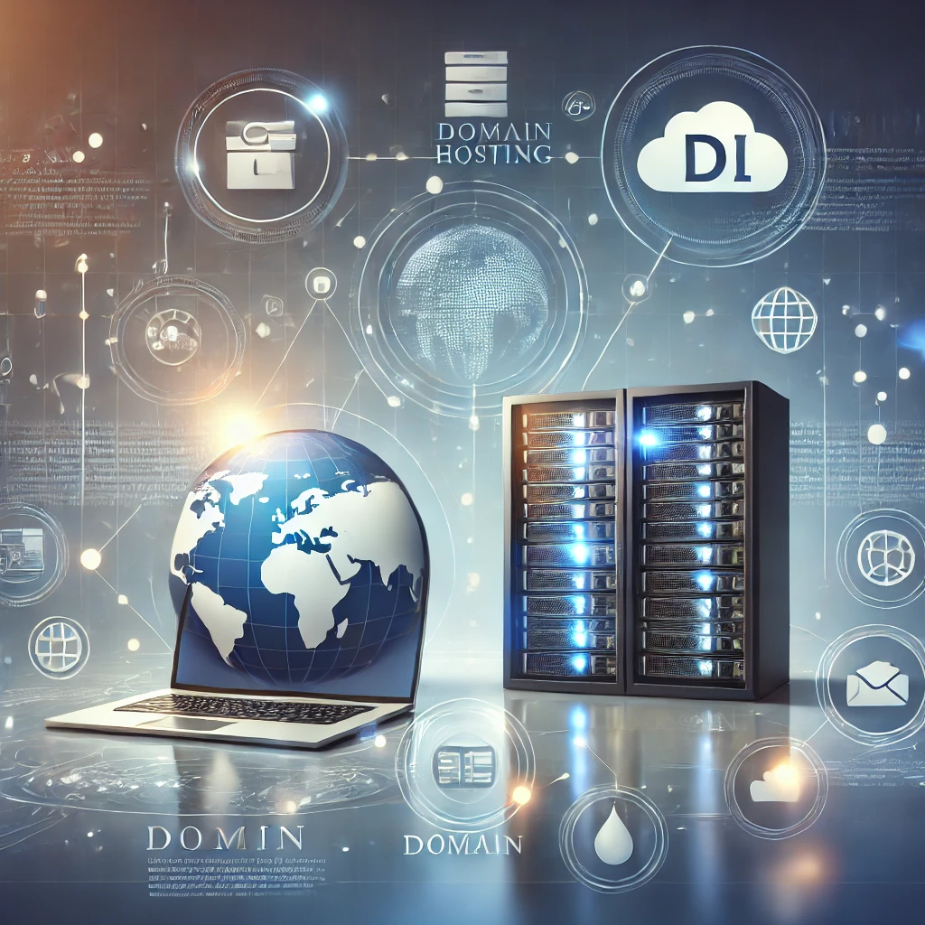 Bigrock.in: illustration that represents hosting and domain services