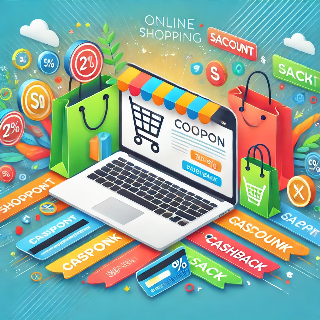 Coupert app: interface with savings and cashback