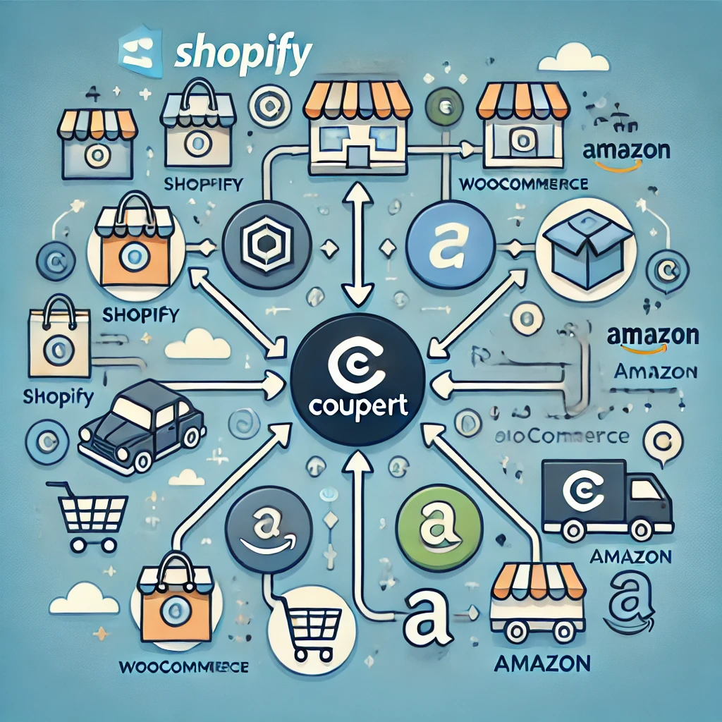 Coupert app: how Coupert works with various e-commerce platforms to apply discounts.