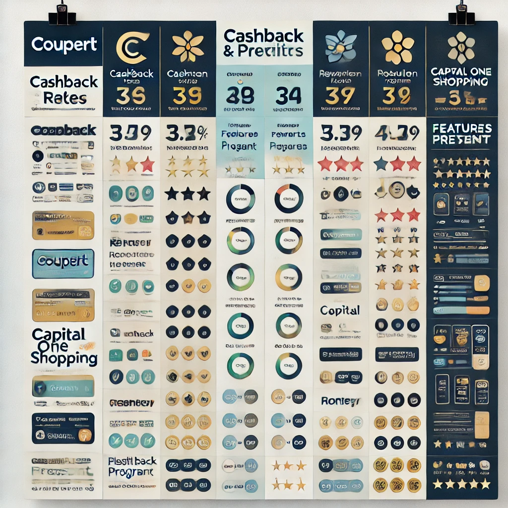 Coupert app: A comparison chart