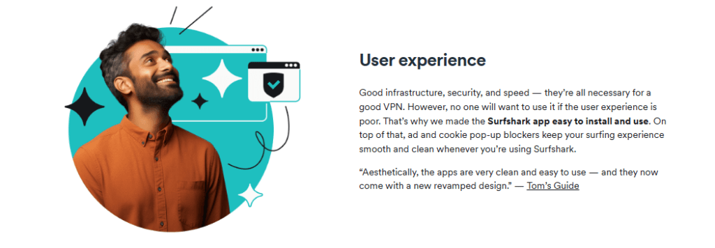 Surfshark VPN: Ease of Use