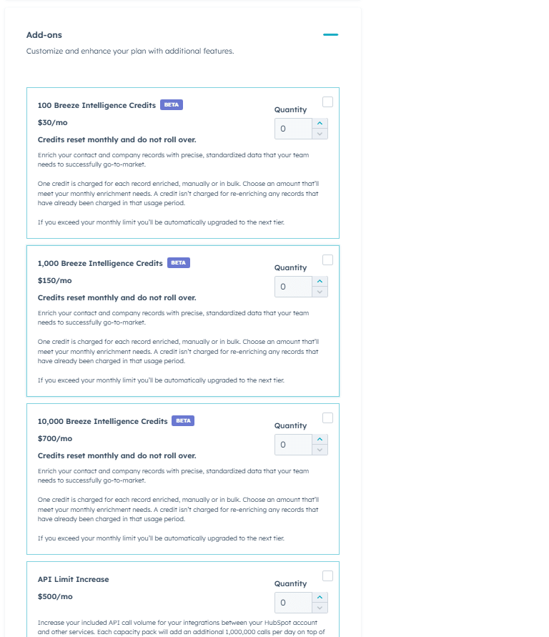 HubSpot Pricing: Add-Ons and Customization Costs