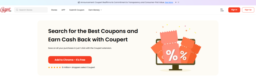 Coupert app: Real-Time Notifications