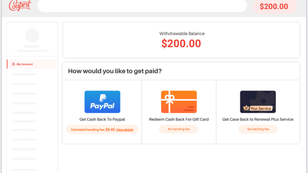Coupert Reviews: Earning Cashback