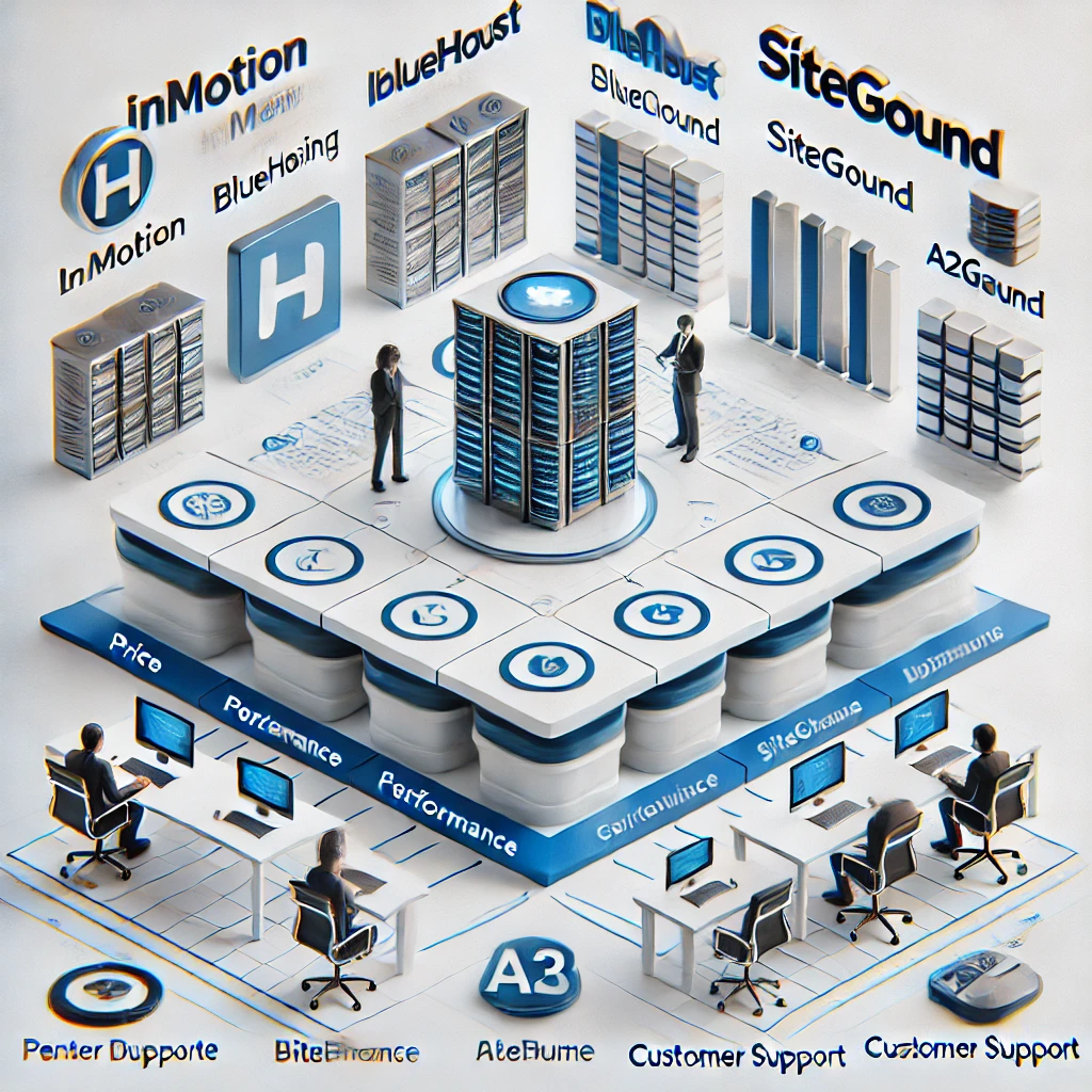 InMotion Hosting: a comparison table