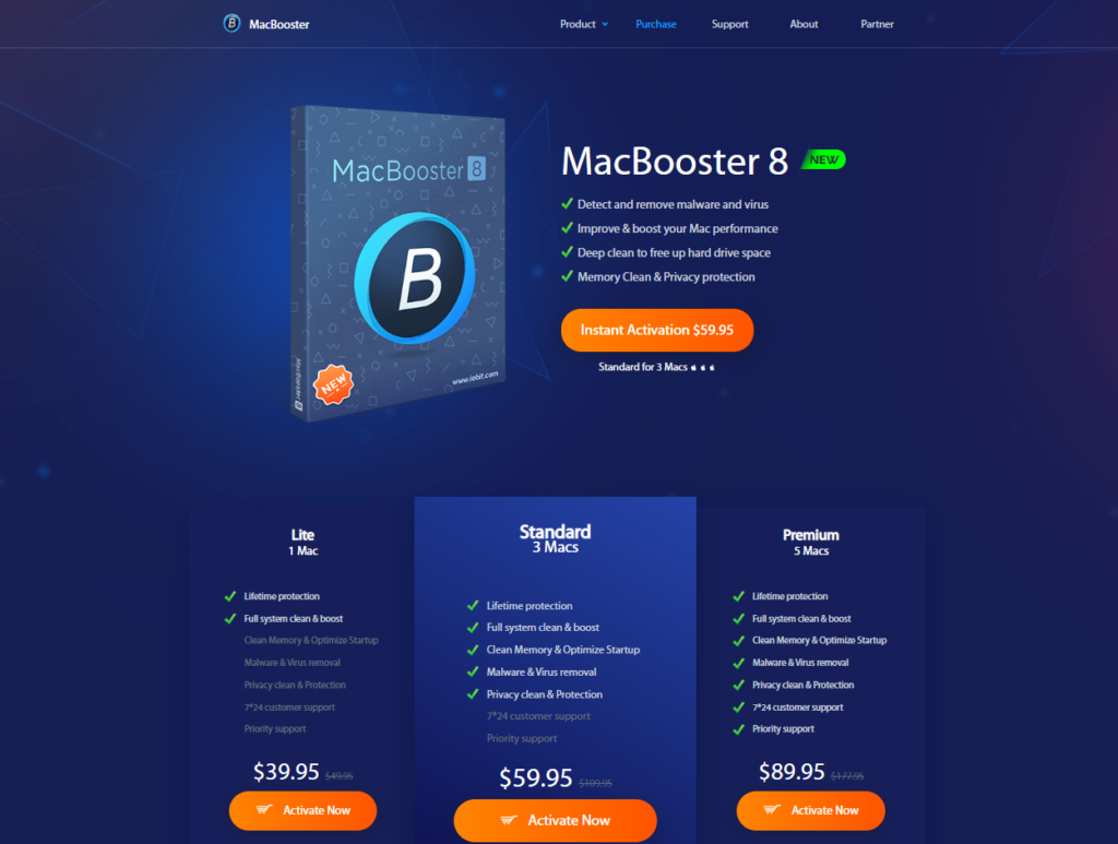 IObit: Pricing Table