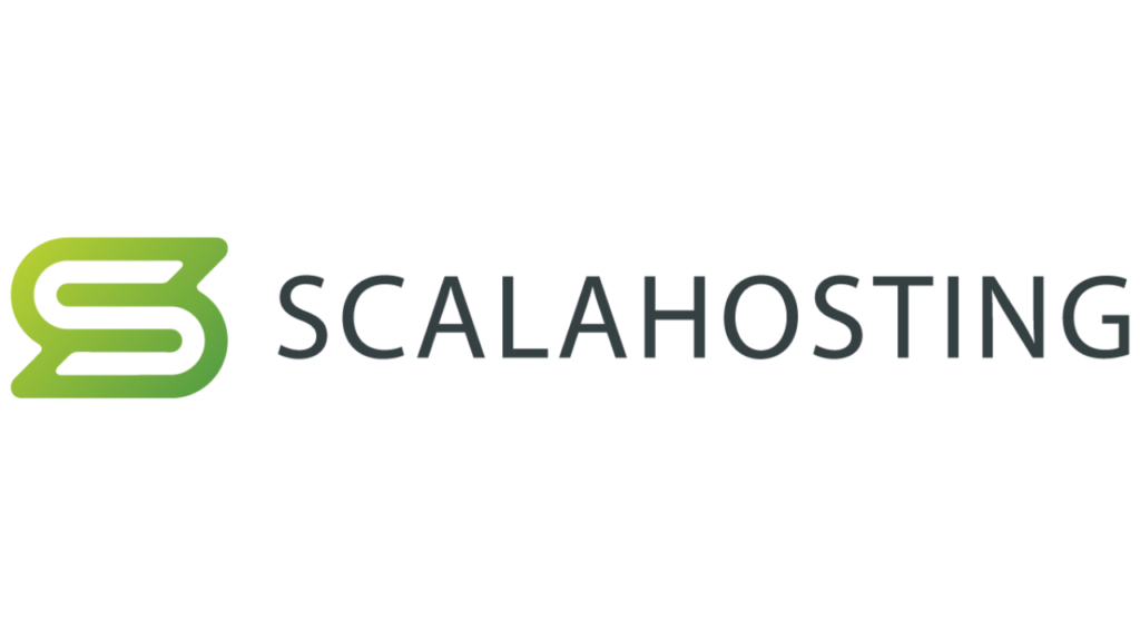 web hosting services: ScalaHosting logo