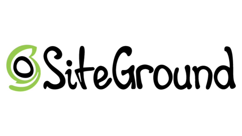 web hosting services: A SiteGround logo